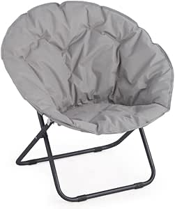 Poltrona da giardino con struttura in acciaio Moon colore Grigio 