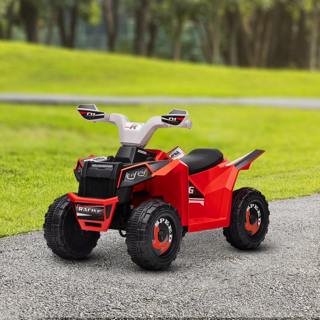 Quad Elettrico per Bambini 6V ¨C Xylo ¨C Rosso 70x41.5x48.5cm