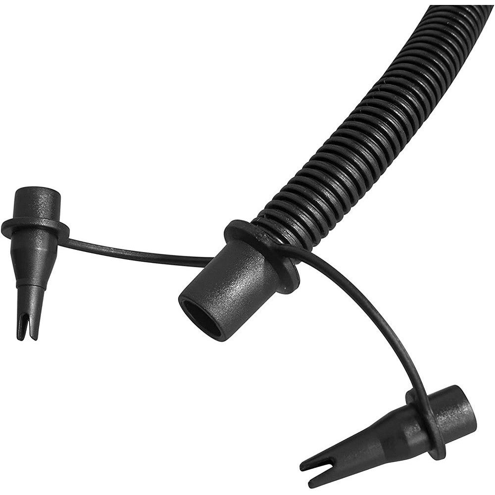 Trade Shop - Pompa Di Gonfiaggio Manuale 36 Cm Volume 1.850 Cc 3 Adattatori Per Valvola 62003 -
