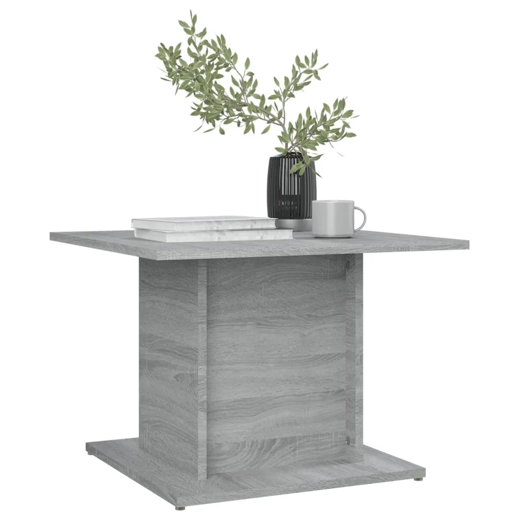Tavolino da Salotto Grigio Sonoma 55,5x55,5x40 cm in Truciolato 813096