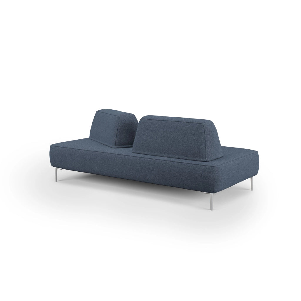 Newton Divano modulare con schienali movibili T07 212 cm blu