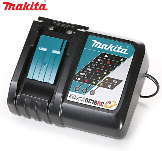 Makita DC18RC Caricabatteria caricatore rapido Li-ion 7,2V - 18V originale