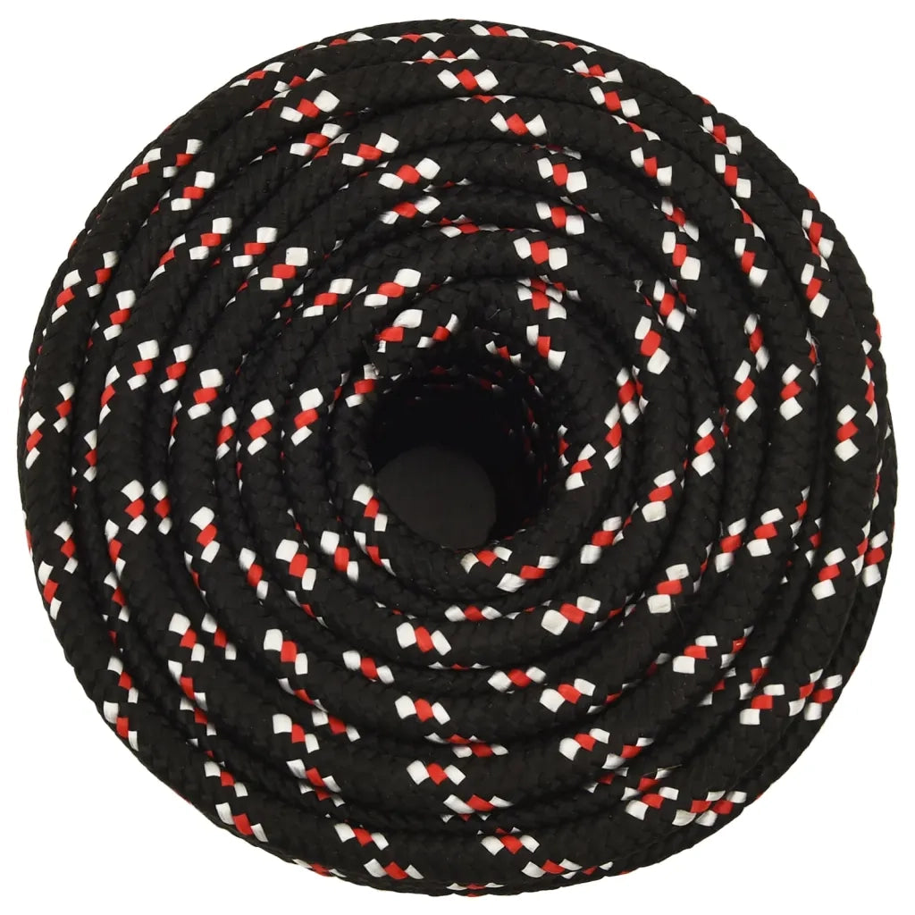 Corda Nautica Nera 16 mm 25 m in Polipropilene cod mxl 53779