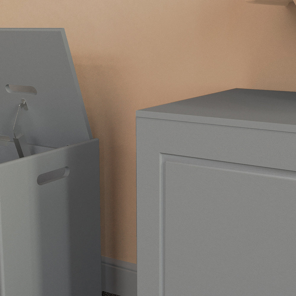 Mobile Sottolavabo da Bagno Linea Pietra Copricolonna con 2Ante Mobiletto Lavabo