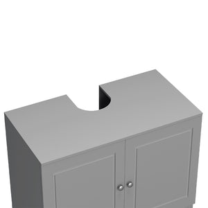 Mobile Sottolavabo da Bagno Linea Pietra Copricolonna con 2Ante Mobiletto Lavabo