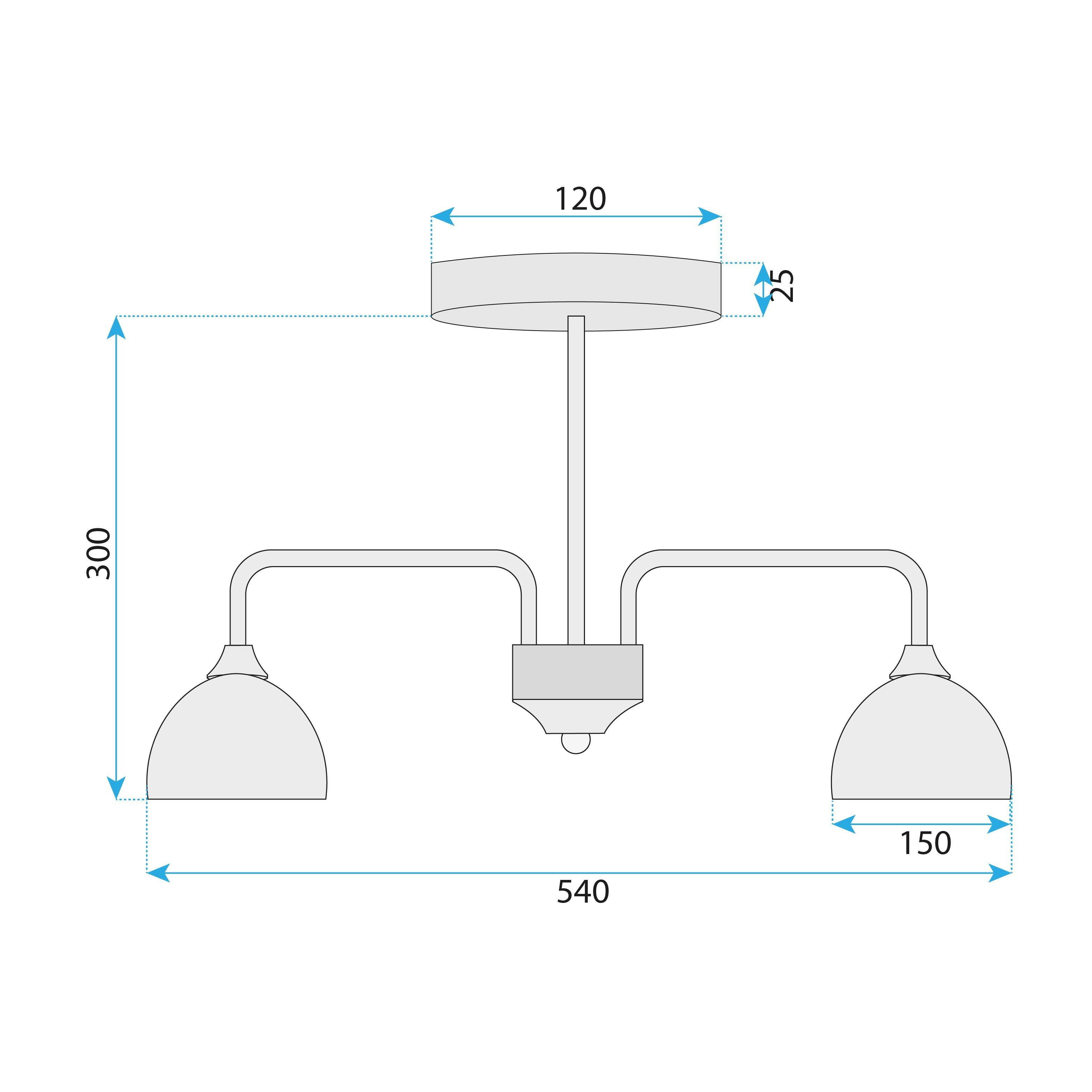 Lampada G084-3c Black Grey