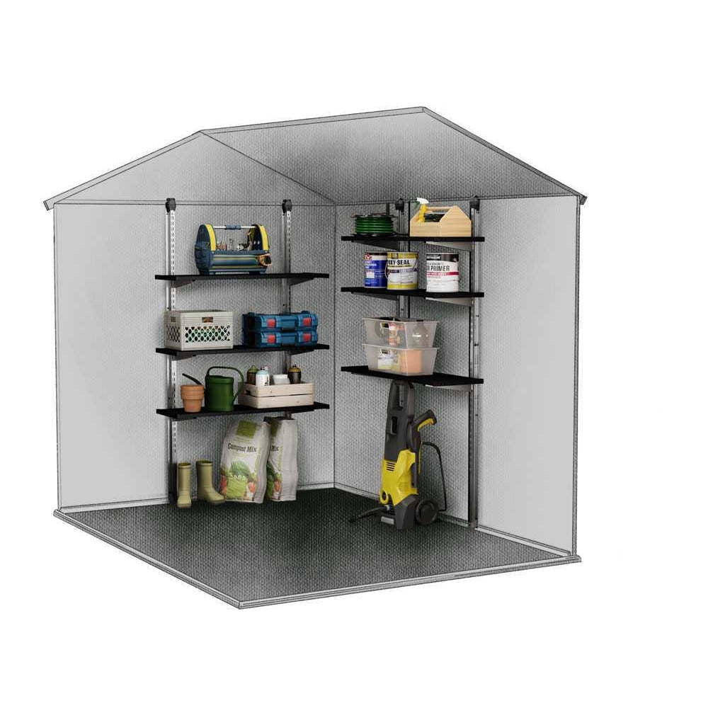 Scaffale per Casette da Giardino Keter 3 Ripiani Shelving Kit 100