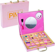 PINKIT Selfie Ring Suitcase, 1 Valigetta Set Trucchi con Specchio e Anello Luminoso per Selfie,Nice,Eta 8+