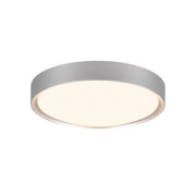 Plafoniera bagno LED Trio Clarimo argento 33cm IP44