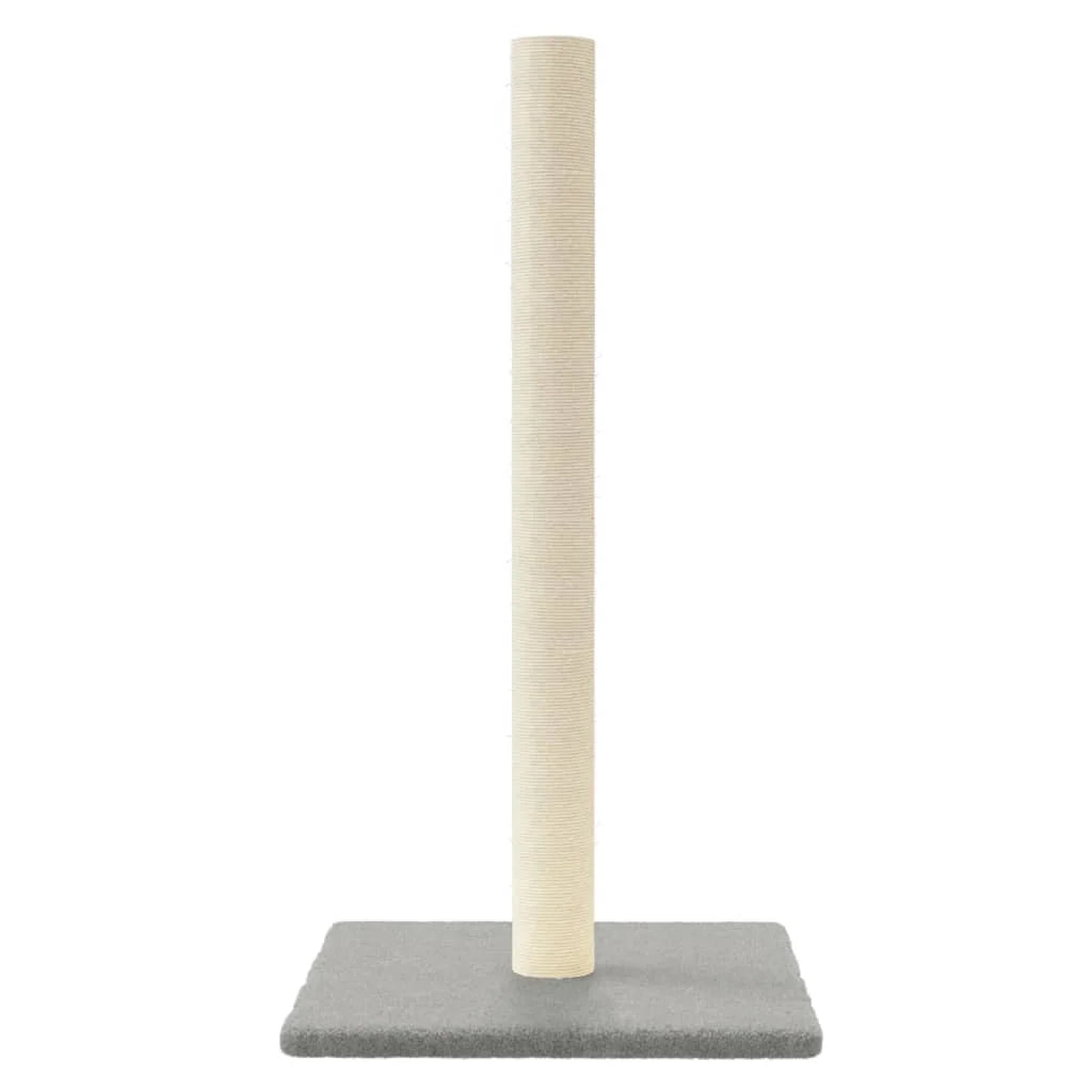 Tiragraffi per gatti Mobili per arrampicata su torre Raschietto per gatti piattaforma da arrampicata trasparente 35 x 35 x 70 cm grigio 02_0022765