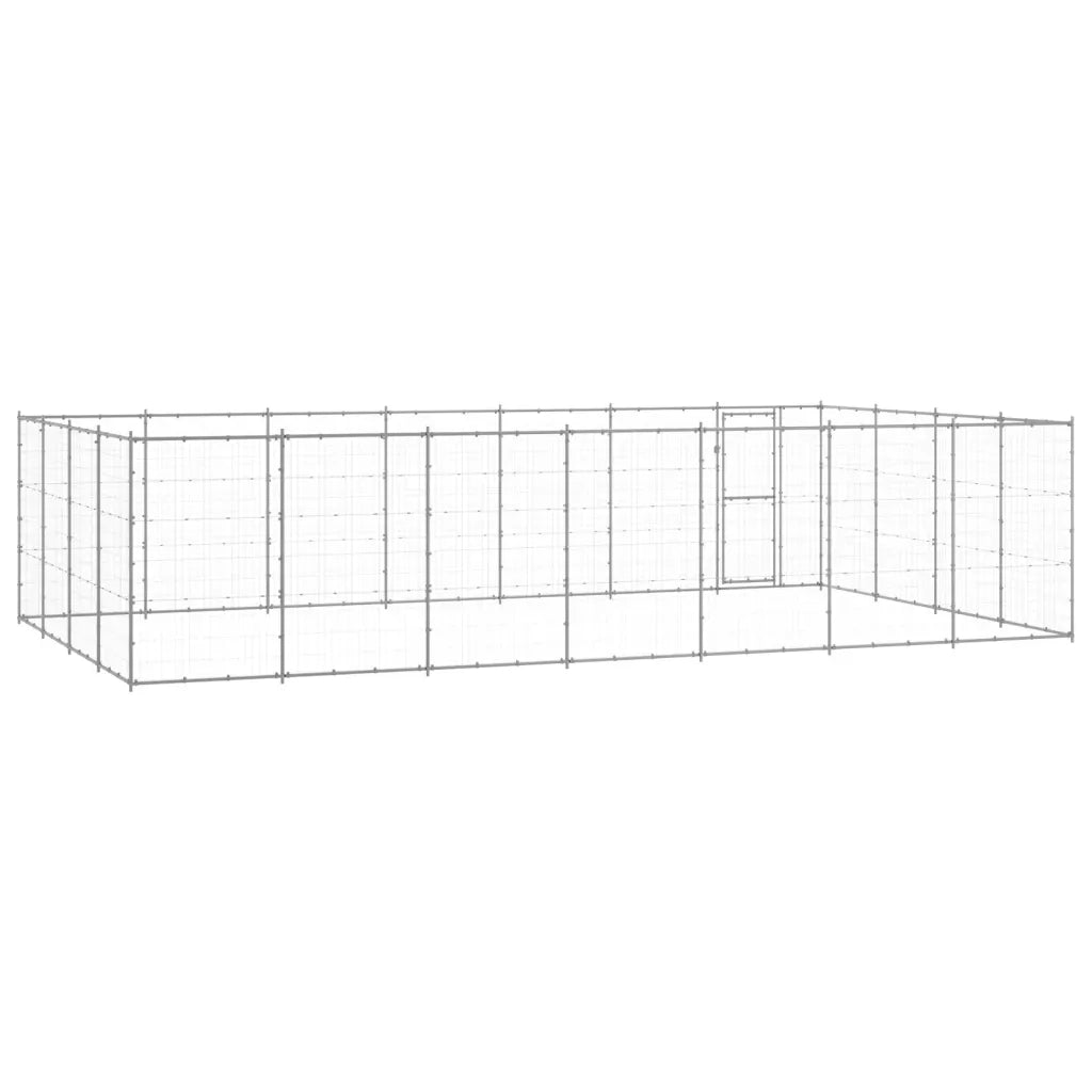 Gabbia per Cani da Esterno in Acciaio Zincato 33,88mÂ² cod mxl 59972
