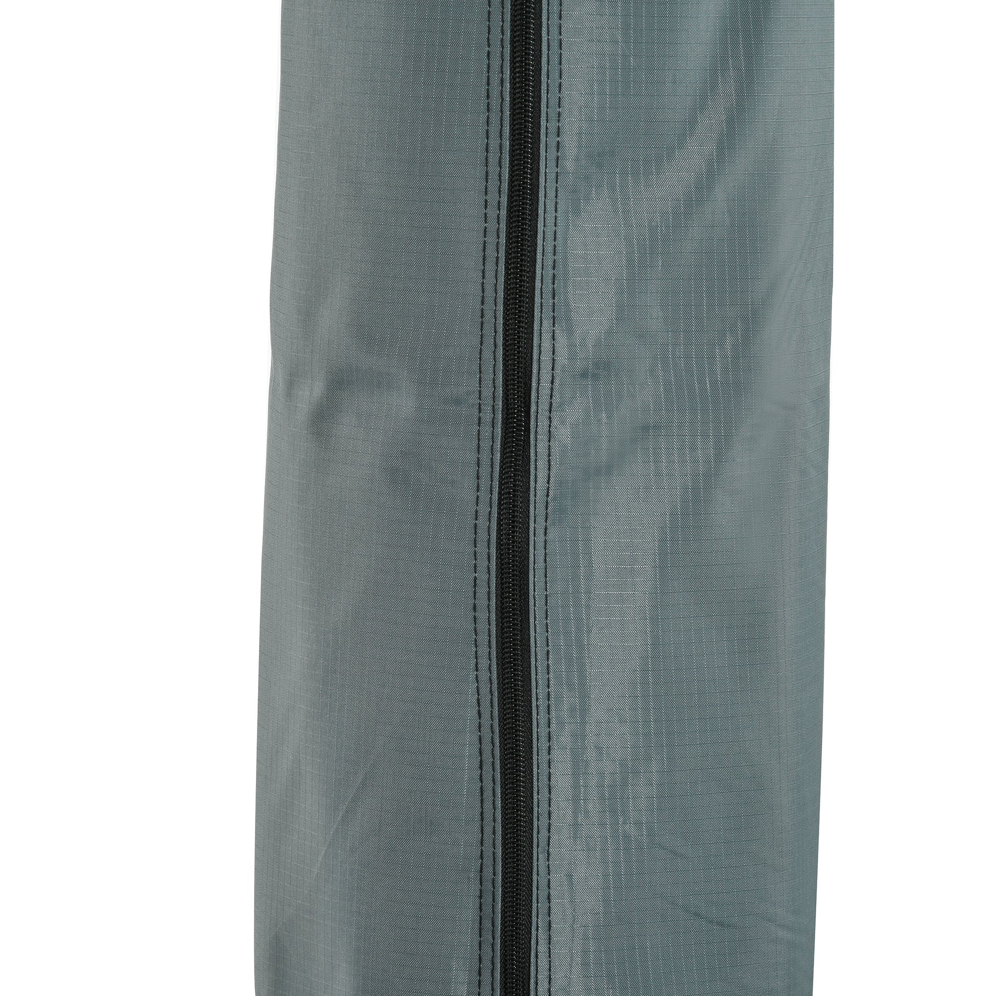 Copertura per Ombrellone Impermeabile con Cerniera e Laccio Grigio