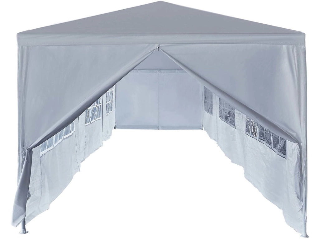 Tenda da ricevimento "Carolina 9" - 24,39 m² - 3 x 9 m - Bianca