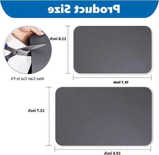Matrice di assorbimento rapida per macchina caffè - super assorbente - cucina e bagno - 40 x 50