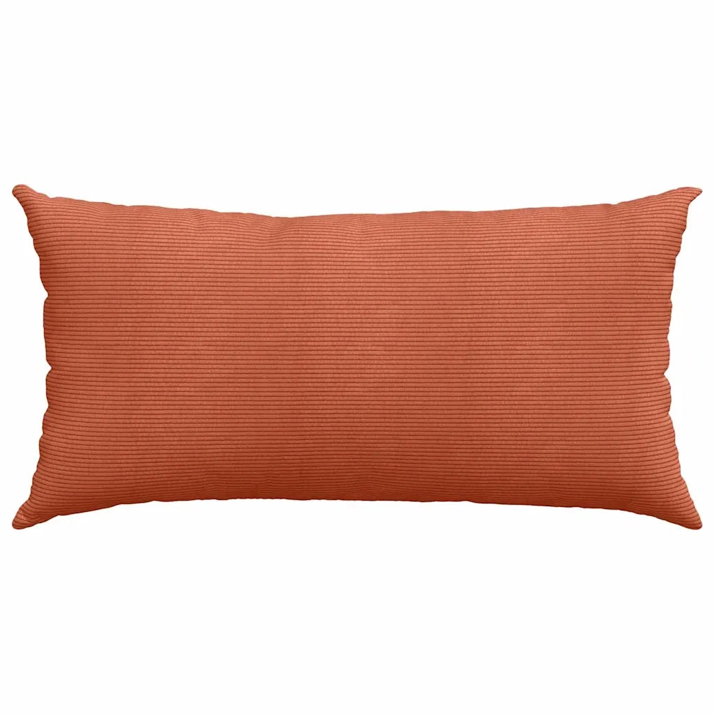 Cuscini da Divano 2 pz-Set di 2 Cuscini per Sofa Rosso Arancio 80 x 40 cm