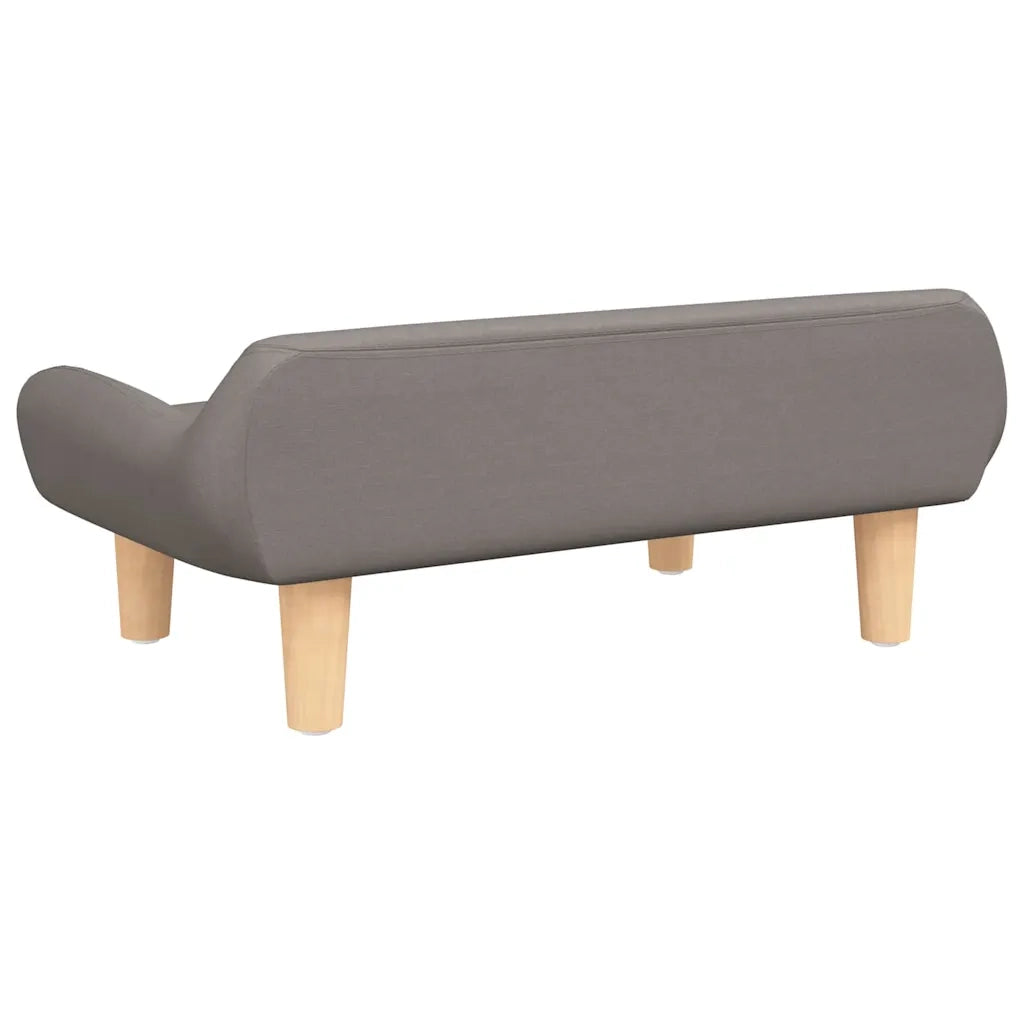 Lettino per Cani Tortora 70x40x24 cm in Tessuto 171949
