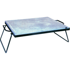 pietra ollare con telaio e gambe richiudibili 30x40 cm cod:ferx.41740