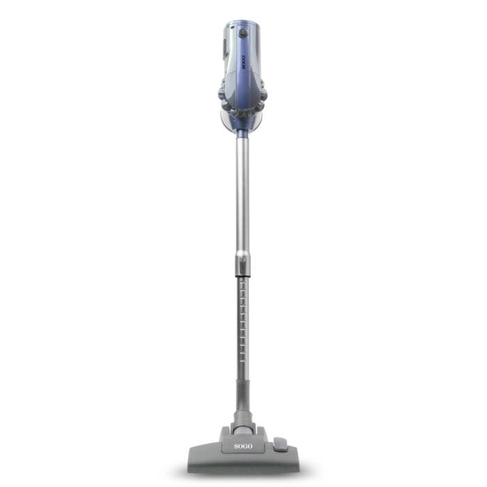 Aspirapolvere verticale con filo senza sacco, potenza 600W ciclone con filtro HEPA, per pulizia pavimenti e tappeti - Sogo