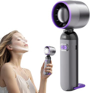 Ventilatore Portatile – Ventilatore Manuale Ricaricabile Con Velocità Regolabile – Mini Ventilatore Personale Estivo Per Donna Uomo – Per Viaggi, Vacanze, Campeggio