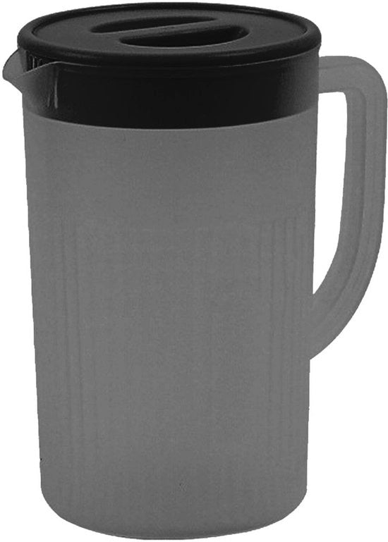 Karaf Acquatico con Coperchio - Translucido - Idoneo per Acqua Calda/Fredda - Resistente a Temperature Elevate - Ideale per la Camera da Letto - Perfetto per Tè Freddo - Karaf per Bevande