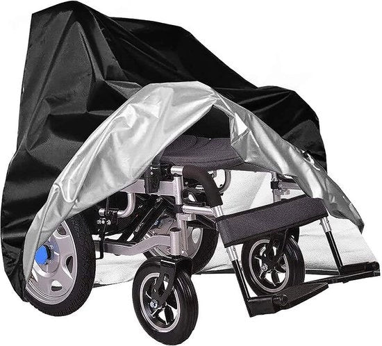 Hoes impermeabile - resistente alle scosse e protettivo contro il vento - telo impermeabile - con cinturino e chiusura - adatto per uso interno ed esterno - misura L 100*120*70 - adatto per sedie a rotelle e scooter - Impermeabile