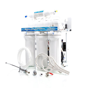 Naturewater NW-RO400-E2 Impianto osmosi inversa, filtrazione 5 stadi con pompa, membrana RO 1500l/giorno