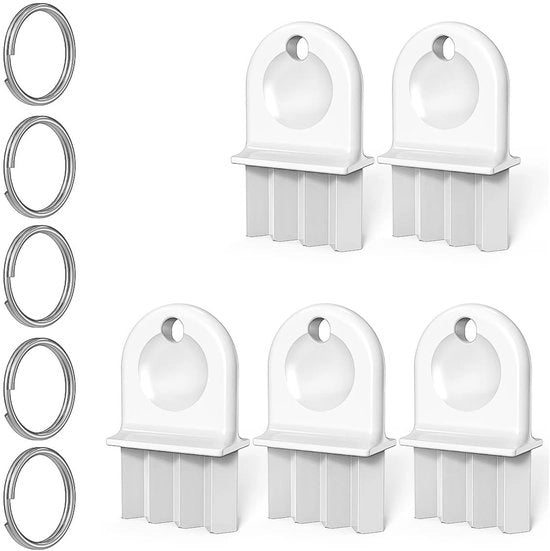 Dispensatore di chiavi universale - 5 pezzi - Chiave di sostituzione - Materiale plastico - Per dispensatori di carta per asciugamani o carta igienica