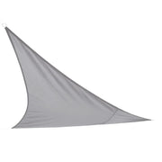 Vela ombreggiante triangolare grigia - Dimensioni 360x360x360 cm in poliestere 160g/m²