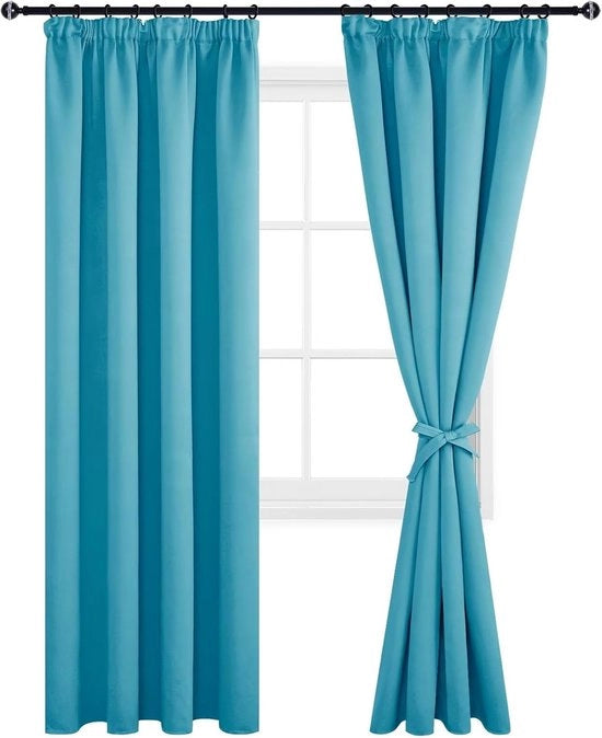 Gordini pronti all'uso con ganci - Tende da appendere subito - Tende intermedie - Tende oscuranti - Stanza soggiorno - Stanza da letto - Decorazione per finestre - Casa - Arredamento interno