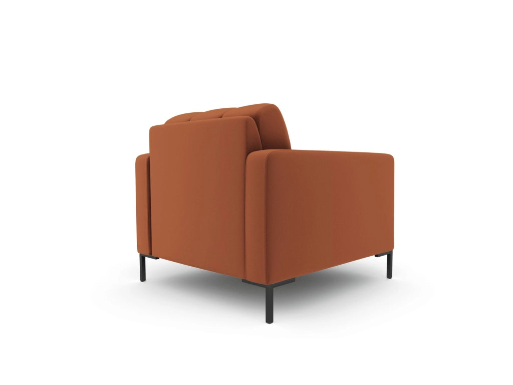 Cosmopolitan Design - Poltrona "Bali" in tessuto strutturato mattone 