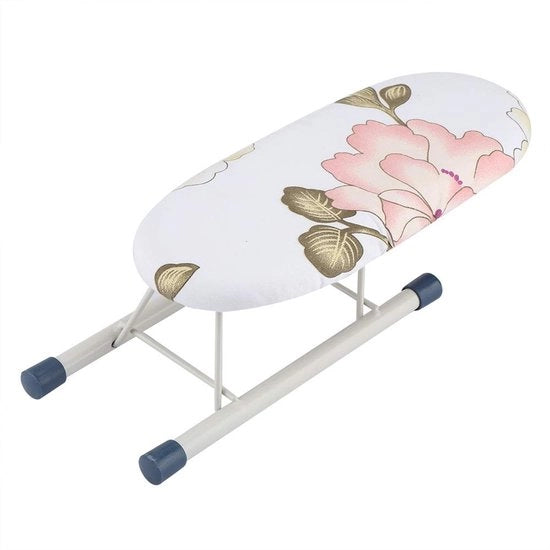 Pannello a stiro pieghevole - Copertura per pannelli a stiro mini - Tavolo di lavoro portatile - Strizzare colli e maniche - 26,5 x 10,5 x 8,5 cm - Tela di velluto a nido in poliestere - Pannello a stiro