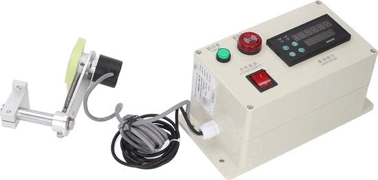 Contatore digitale AC 100-240V Impostazione allarme 1-999999 Telo di misura Lunghezza - Alta precisione - Memoria di spegnimento - per industria tessile.