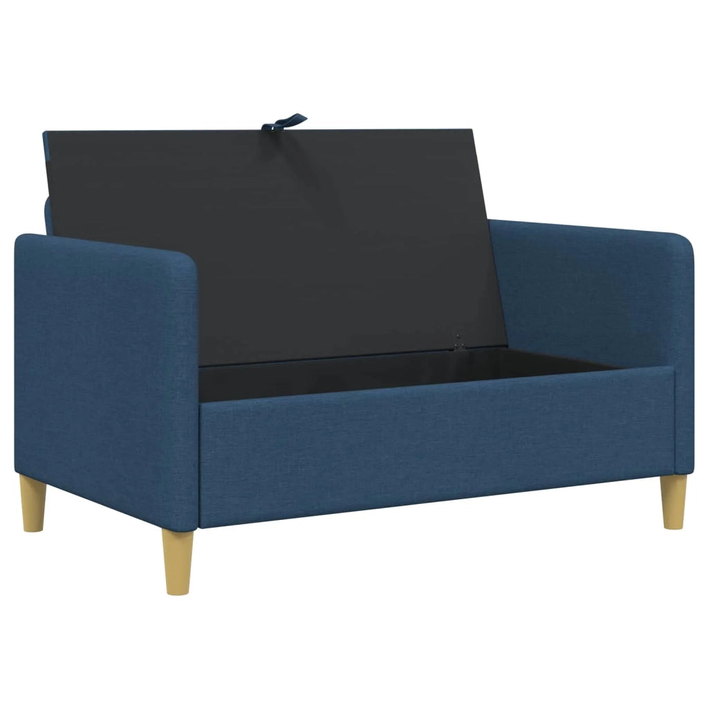Divano con Storage Blu 122 x 78 x 87 cm Poliestere 42036899