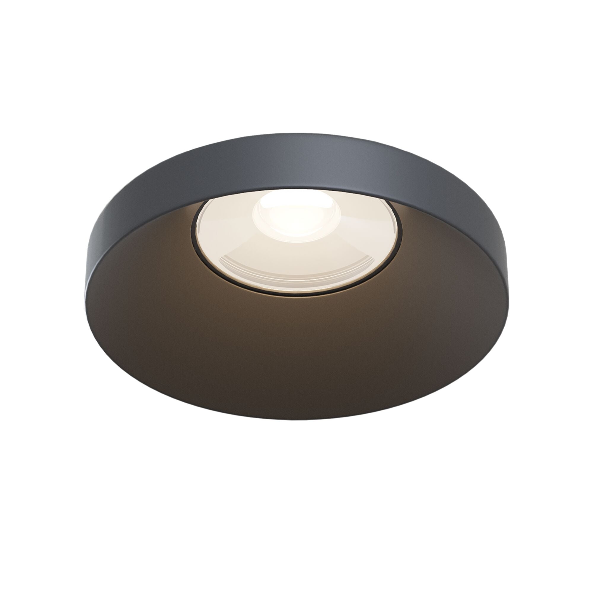 Faretto da incasso Downlight in Alluminio Kappell Nero