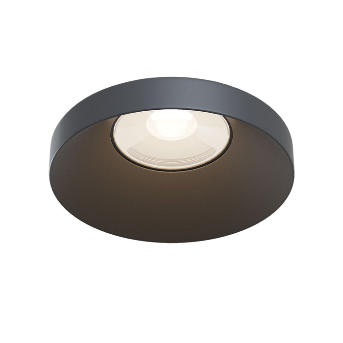 Faretto da incasso Downlight in Alluminio Kappell Nero