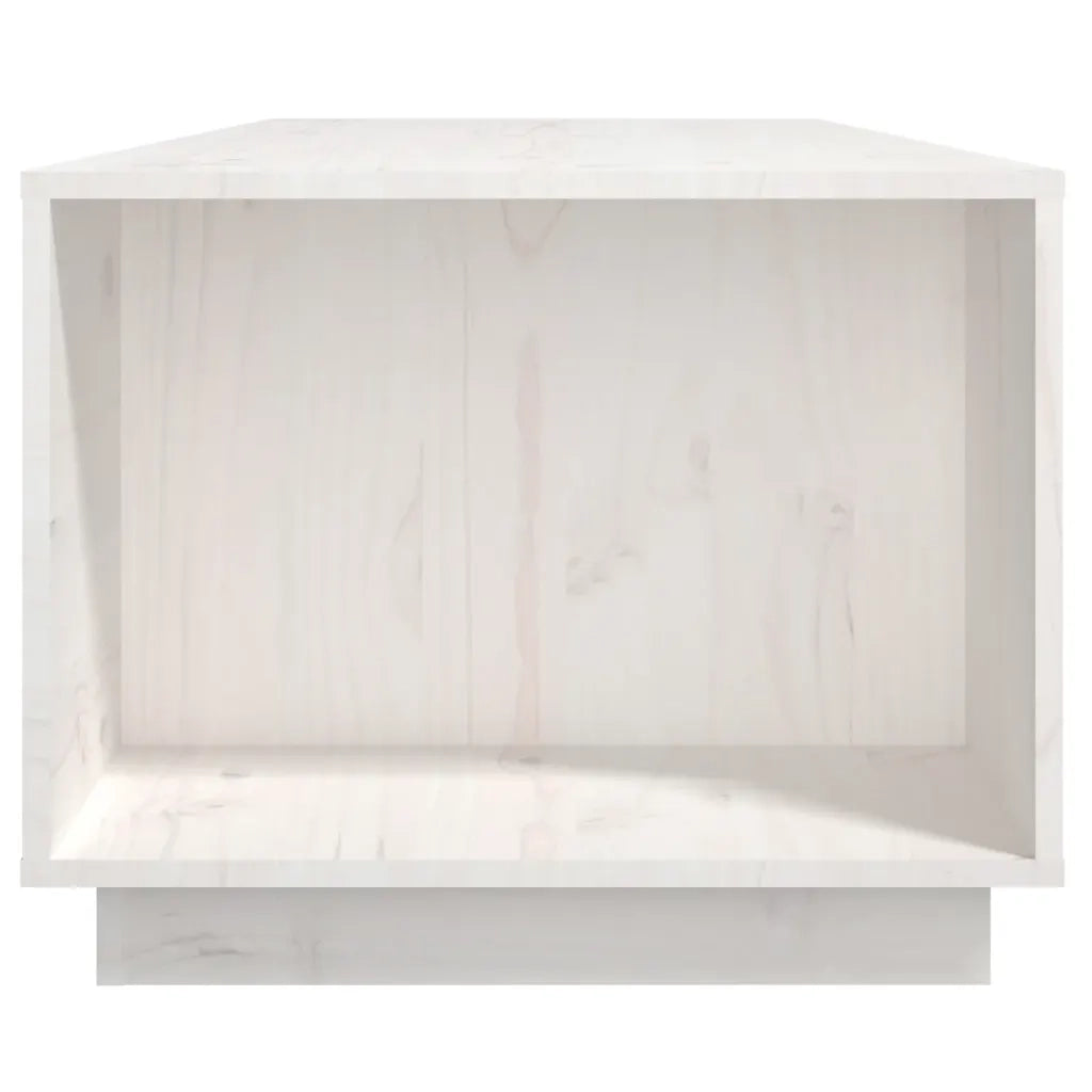 Tavolino da salotto | Tavolino da caff¨¨ | Tavolino da Soggiorno Bianco 110x50x40 cm Legno Massello di Pino