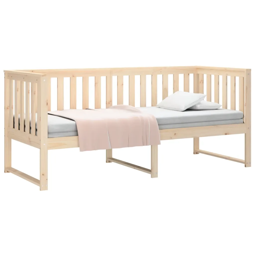 Dormeuse senza Materasso 80x200 cm in Legno Massello di Pino