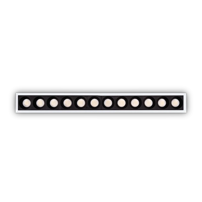 LIKA SLIM INCASSO LED SMD Alimentatore ONOFF incluso 2400 lm 4000 K 20 W 32° NERO
