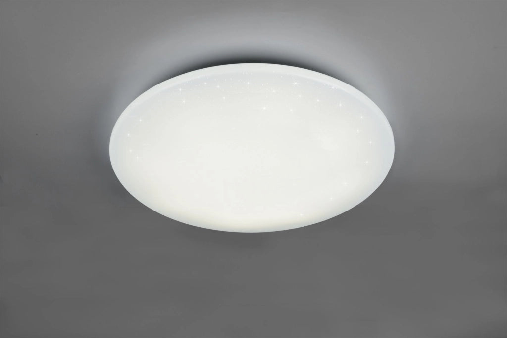 FARA PLAFONIERA LED 27W 3100lm, 3000 - 5500KDIFFUSORE METACRILATO CON EFFETTO CIELO STELLATO CON SMART CONTROL MOLTEPLICI FUNZIONI "WIZ" D. 60CM