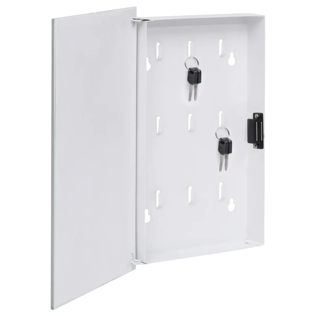 Cassetta Portachiavi con Lavagna Magnetica Bianca 30x20x4 cm