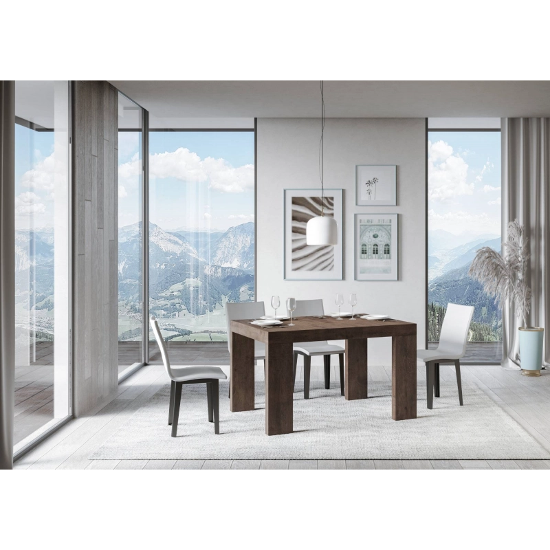 Tavolo allungabile 90x120/224 cm Roxell Premium - Noce