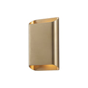 PLAK Applique a Parete LED 14W IP65 Biemissione 3000K CRI90 in Metallo Finitura Oro - Illuminazione di Design per Interni Rossini Group