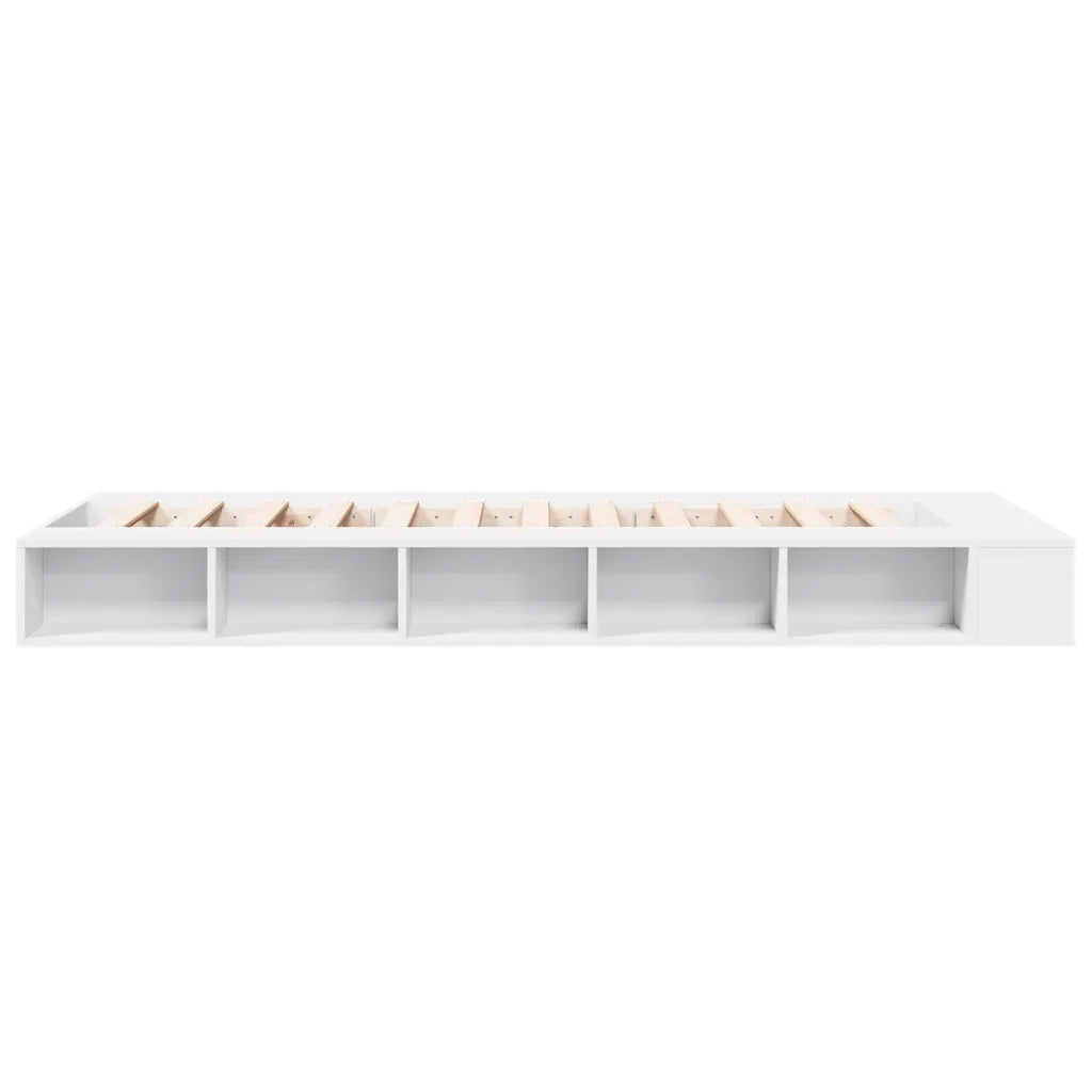 Giroletto-Struttura Letto Bianco 75x190 cm in Legno Multistrato 345490
