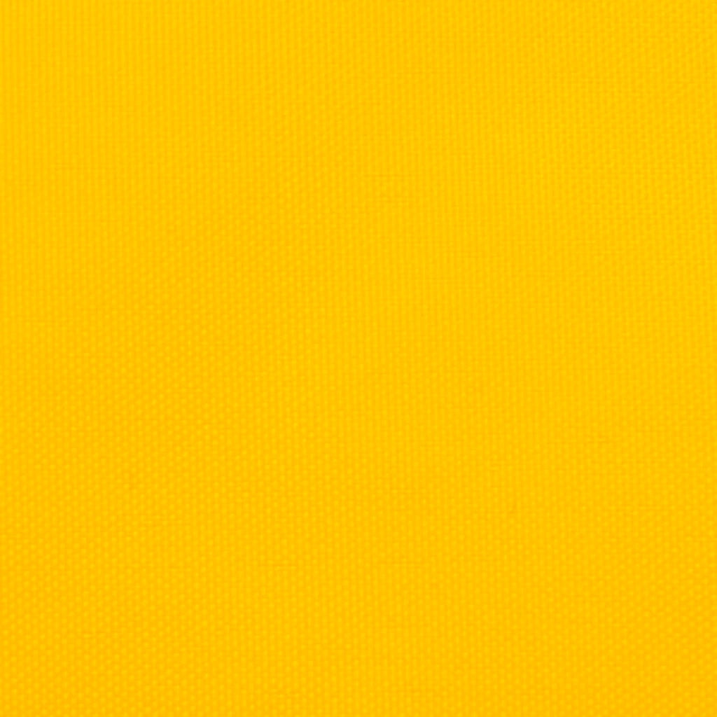 Parasole a Vela in Tela Oxford Quadrata 6x6 m Giallo 135582