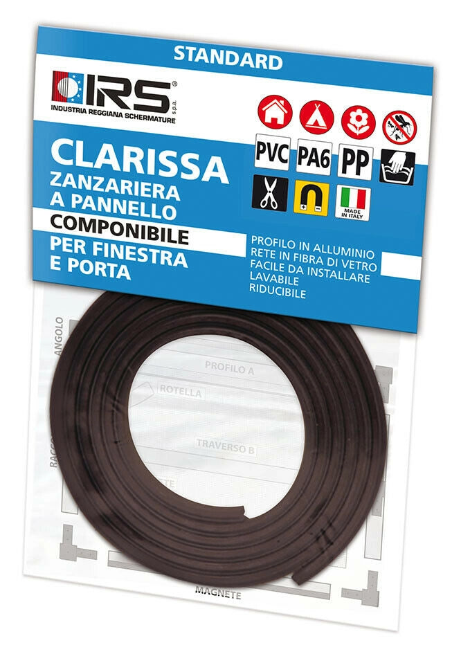 Magnete per Zanzariera Fissa a Pannello Clarissa Profilo Calamita IRS Colore: Avorio
