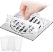 30 pezzi di copertura di scarico quadrata da getto - contenitore di raccolta capelli per aspirapolvere - copertura di scarico per doccia e vasca - copertura di scarico per cucina e accessori per vasca da bagno