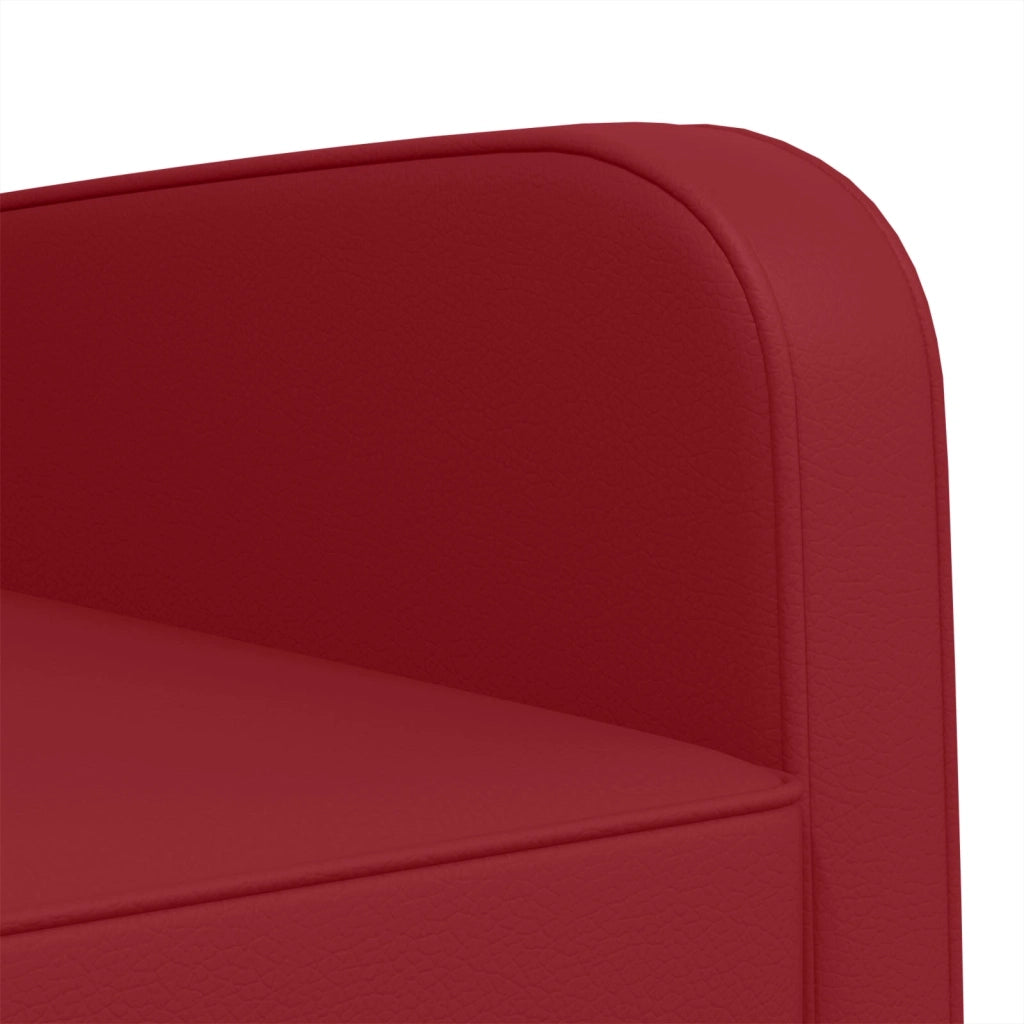 Poltrona Rosso Vino Similpelle 42043430