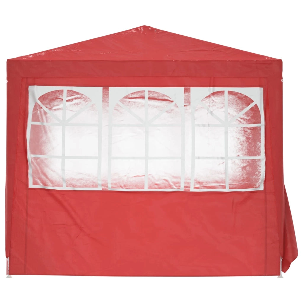 Tenda Party Rosso 250 x 250 x 240 cm PE e Acciaio 42032996