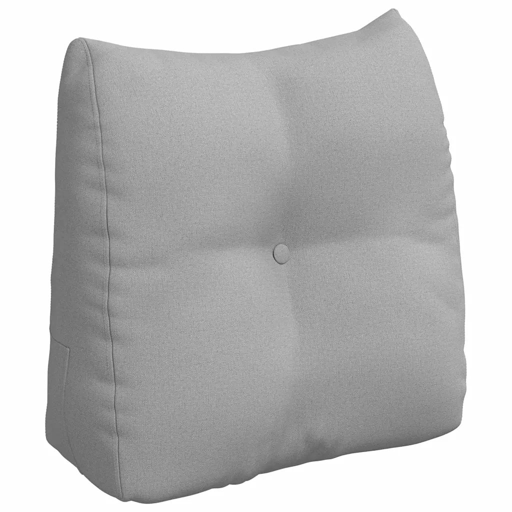 Cuscino per Schiena Grigio Nuvola 45 x 24 x 50 cm Tessuto 42014367