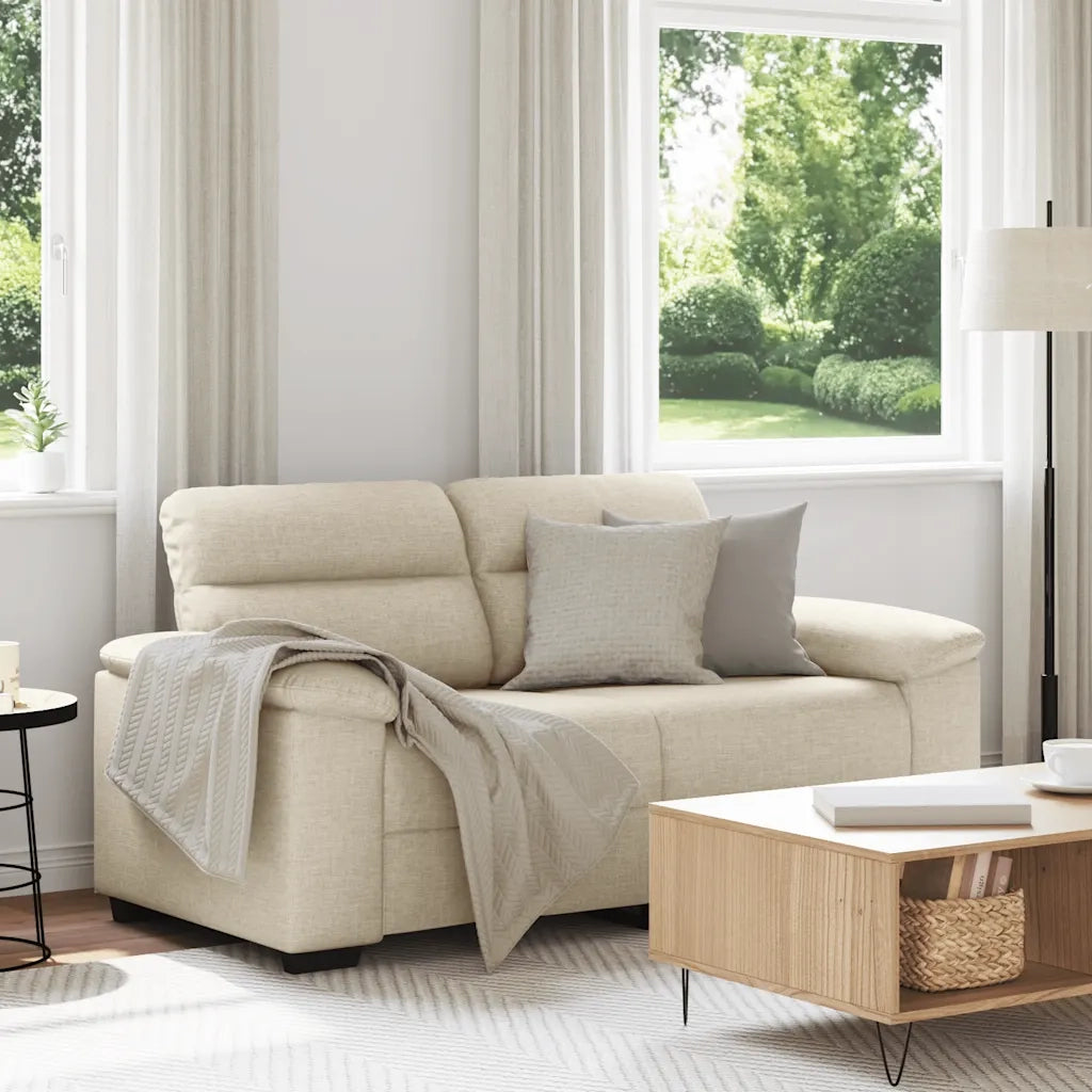 Divano | Divano da soggiorno | Sofa a 2 Posti 160x81x84 cm in Lino